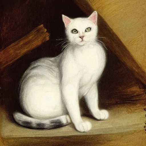 Image similar to cat by william turner