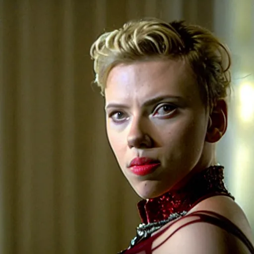 Prompt: a still of Scarlett Johansson in The Fountain (2006)