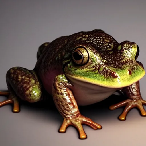 Image similar to hyperrealistic dslr film still of info wars alex jones disguised as ( ( frog ) ), stunning 8 k octane comprehensive 3 d render, inspired by istvan sandorfi & greg rutkowski & unreal engine, perfect symmetry, dim volumetric cinematic lighting, extremely hyper - detailed, extremely lifelike attributes & lifelike texture, intricate, masterpiece, artstation, stunning