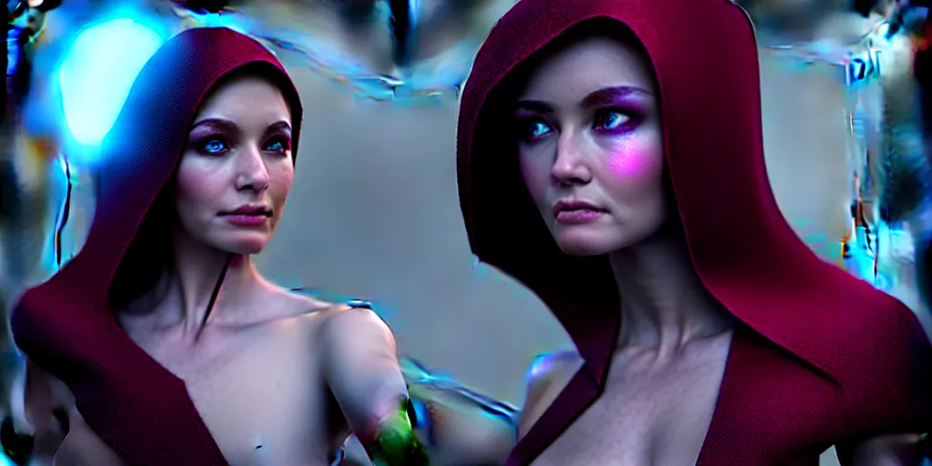 Image similar to a beautifulmage woman hyper-realistic, Unreal Engine, digital art, trending on Artstation, 8k, detailed, atmospheric,