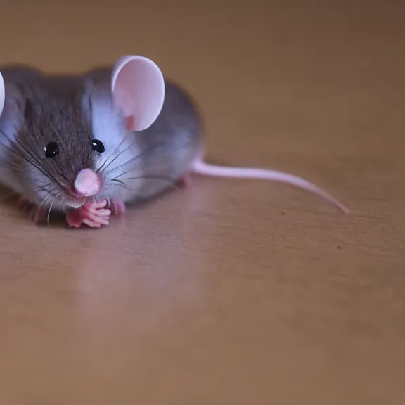 Image similar to photo of a gaming mouse made from rat parts, freaky, disgusting