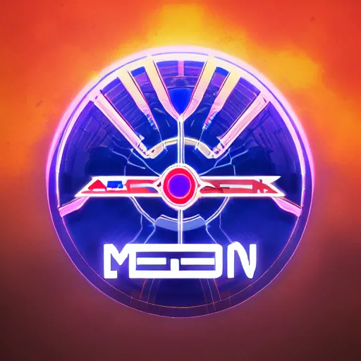 Prompt: cyberpunk megacorp logo