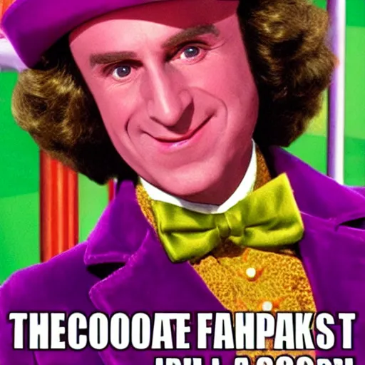 Prompt: willy wonka played by oprah, inside of the chocolate factory realistic 4 k