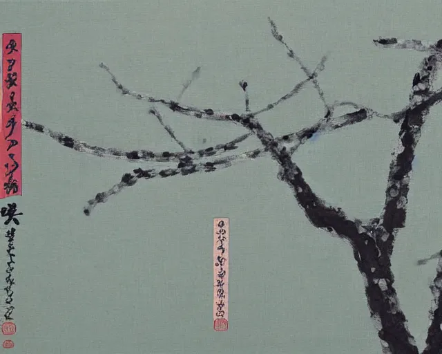 Prompt: a painting by otake chikuha