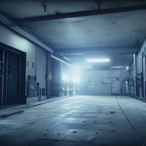 Image similar to inside a secret facility, 4k, cinematic, unreal engine, photorealistic