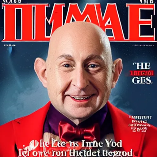 Prompt: doctor eggman as person of the year on the cover of time magazine