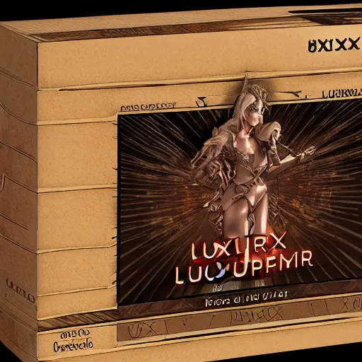 Image similar to luxuri box concept art