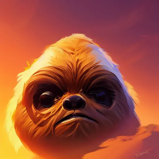 Image similar to face icon stylized minimalist ewoks, loftis, cory behance hd by jesper ejsing, by rhads, makoto shinkai and lois van baarle, ilya kuvshinov, rossdraws global illumination