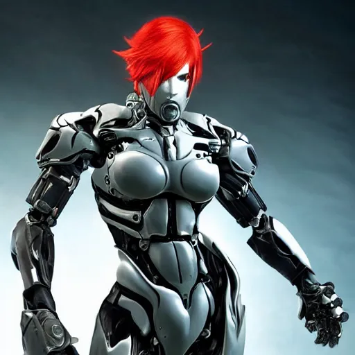 Prompt: cyborg from metal gear rising : revengeance