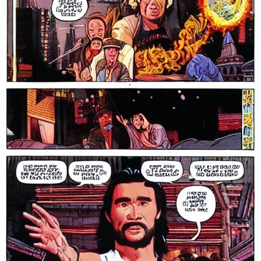 Image similar to big trouble in little china scenes