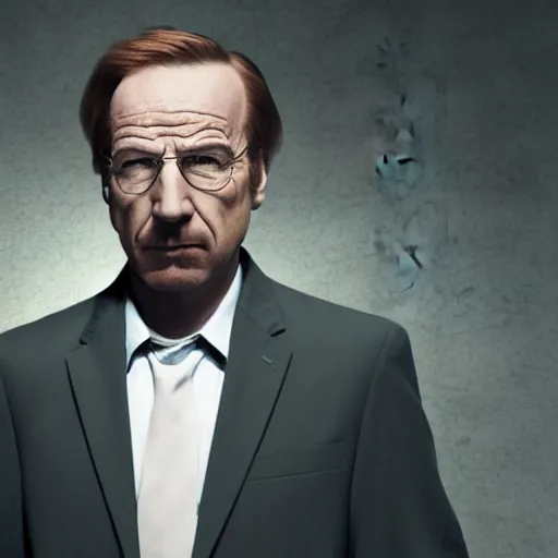 Image similar to Saul Goodman as Walter White, 4k, fullbody