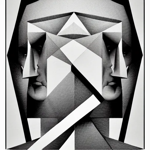 Image similar to white conceptual figurative post - morden monumental abstract portrait made by escher and piranesi, highly conceptual figurative art, intricate detailed illustration, illustration sharp geometrical detail, vector sharp graphic, controversial poster art, polish poster art