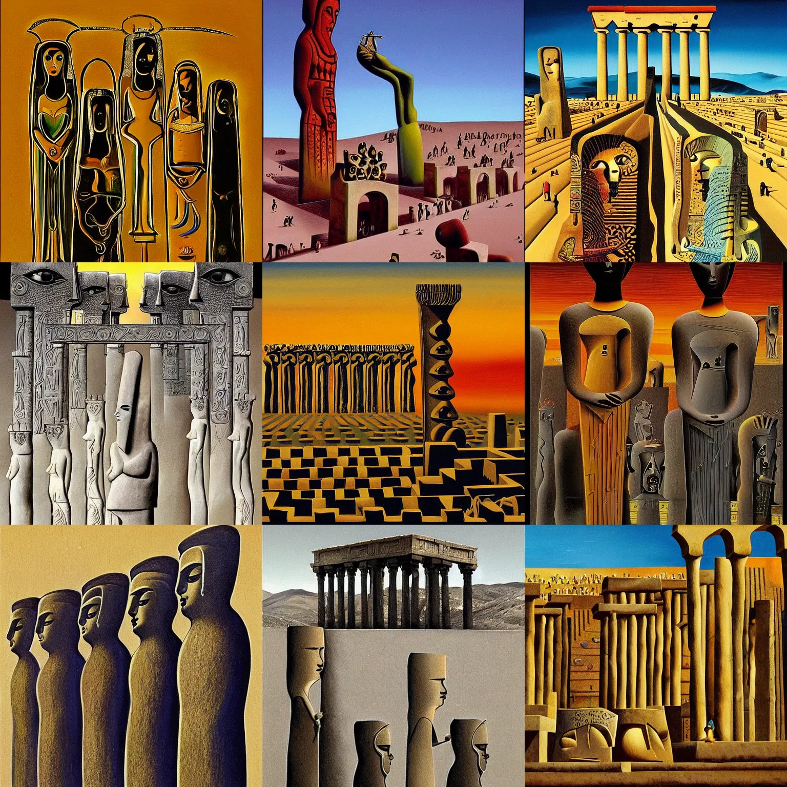 Prompt: persepolis ( 2 0 0 7 ) by salvador dali, trending on artstation, favorites on deviantart, high quality art. artwork masterpieces, award winning