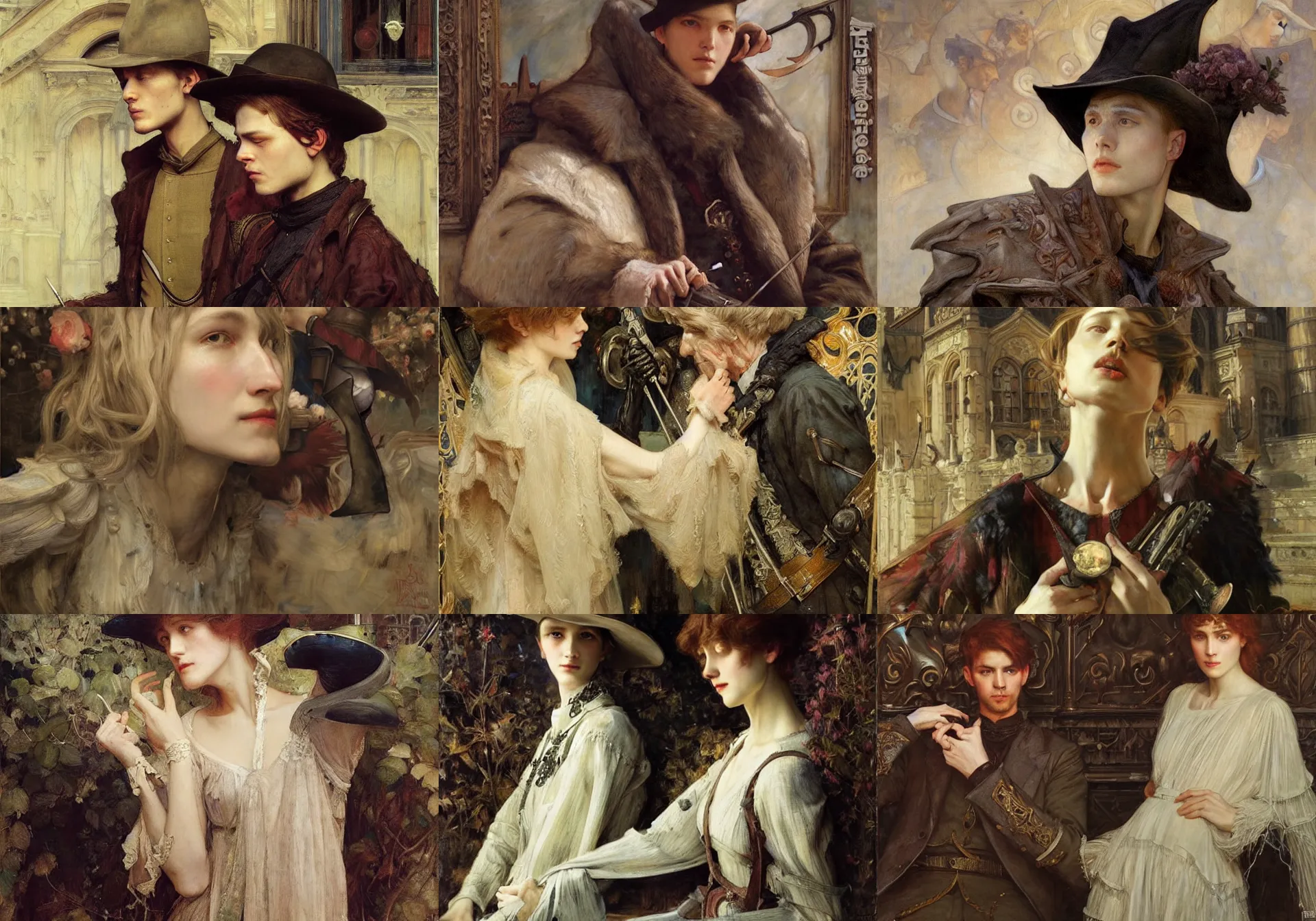Prompt: painting by edgar maxence and rhads and leyendecker. bloodborne