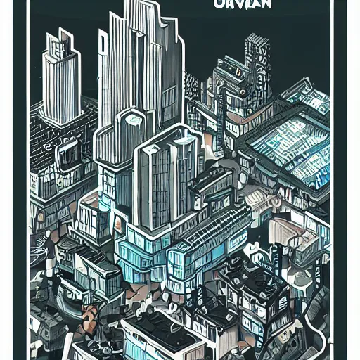 Image similar to deep sea city, urban civilization, sf, gloomy, game illustration