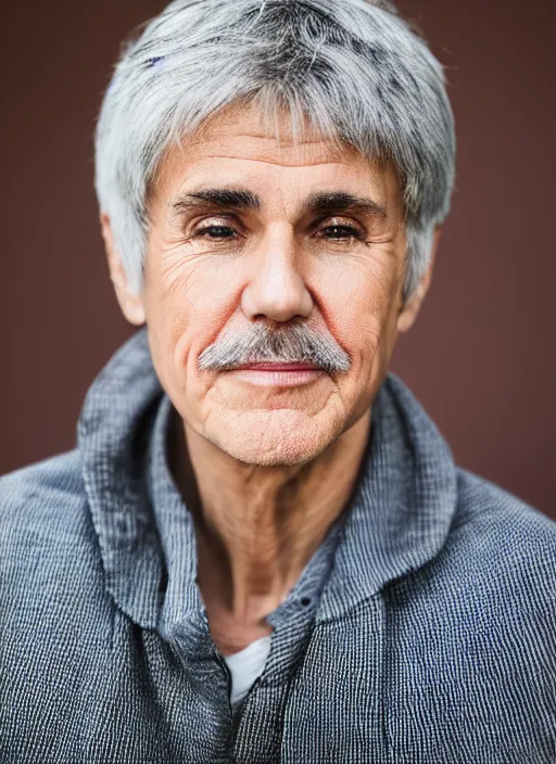 Prompt: DSLR photo portrait still of 63 year old age 63 Justin Bieber at age 63!!!, 85mm f1.8