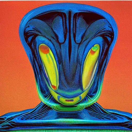 Image similar to alien by wayne thiebaud