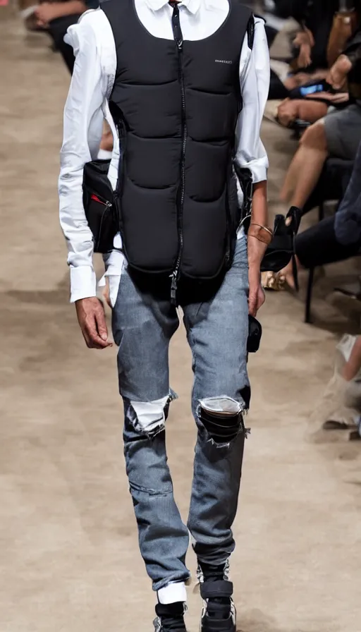 Image similar to new vest design, by balenciaga, yeezy