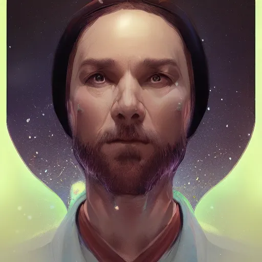 Image similar to concept art of scientist by jama jurabaev, portrait, scifi, extremely detailed, trending on artstation, high quality, brush stroke