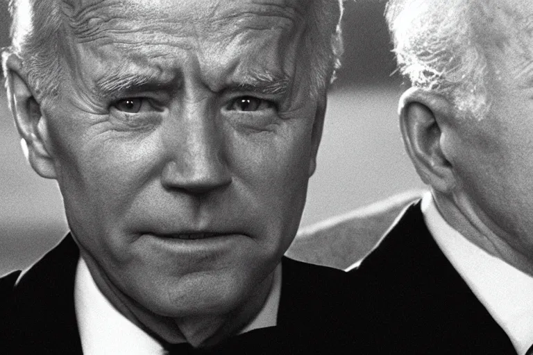 Image similar to film still frame of biden in the worst scene in requiem-for-a-dream, high quality