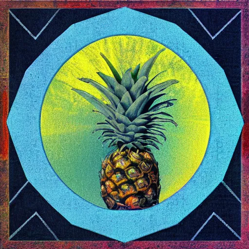 Image similar to unique divine chilled reservoir octagon budgie poltergeist pineapple lead , by Paul Gauguin and Paul Gauguin and Benoit B. Mandelbrot , Global Illumination , pixel perfect , renaissance painting