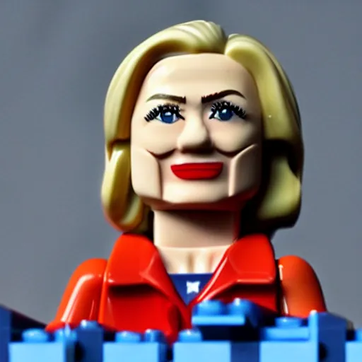 Prompt: lego hillary clinton