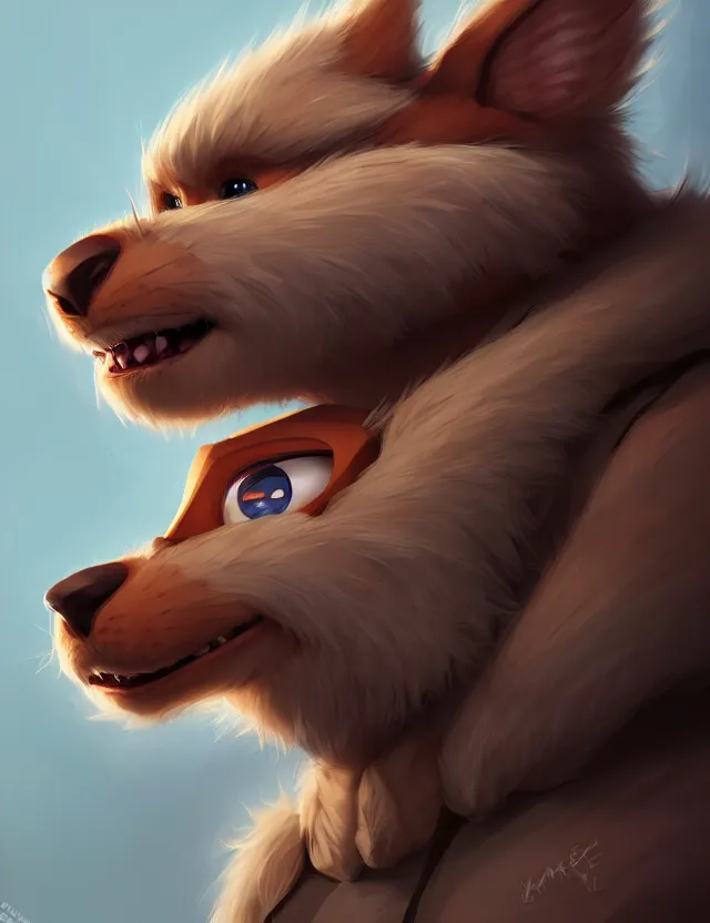 Image similar to male anthropomorphic furry | | cute - fine - face, pretty face, key visual, realistic shaded perfect face, fine details by stanley artgerm lau, wlop, rossdraws, james jean, andrei riabovitchev, marc simonetti, and sakimichan, trending on artstation