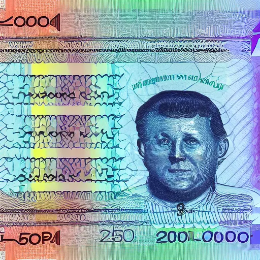 Image similar to concept design £ 5 0 note for the year 2 0 3 3