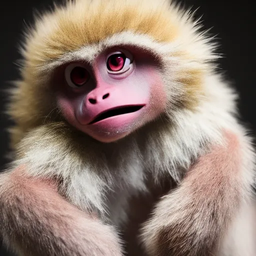 Image similar to photography of a realistic mankey animal, ultra detailed, 8 k, cinematic lighting, natural background, trending on artstation, pokemon