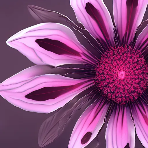 Image similar to a beautiful flower made of dark matter, unreal engine 5