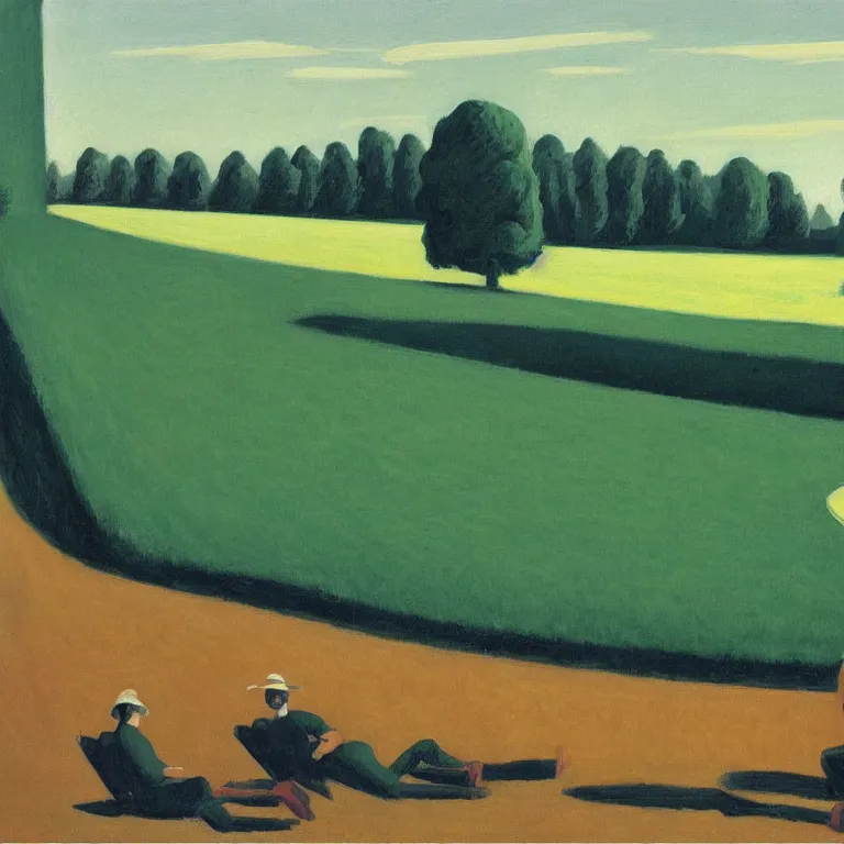 Image similar to dreaming from a new economy and a new financial system for high precision farming, painted by Alex Katz, painted by Edward Hopper, airbrush