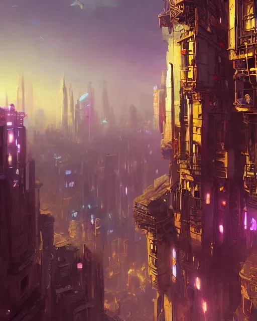 Image similar to a beautiful ciberpunk city landscape, purple, environment art, fantasy art, landscape art, in the style of greg rutkowski, illustration, epic, fantasy, intricate, hyper detailed, artstation, concept art, smooth, sharp focus, ray tracing