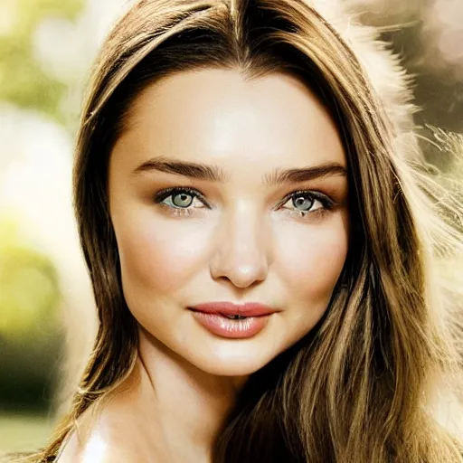 Image similar to Miranda Kerr, portrait, by Jeszika Le Vye