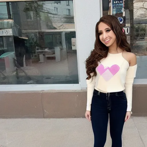 Prompt: placid pastel famous streamer Imane Anys also known as Pokimane