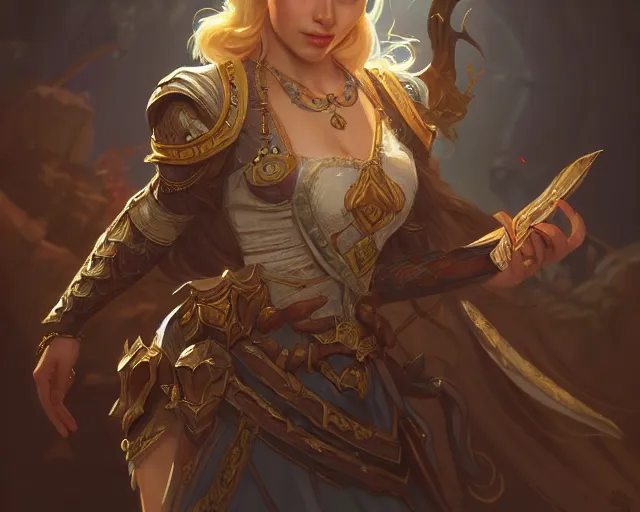 Prompt: create a character screen from a video game, deep focus, d & d, fantasy, intricate, elegant, highly detailed, digital painting, artstation, concept art, matte, sharp focus, illustration, hearthstone, art by artgerm and greg rutkowski and alphonse mucha