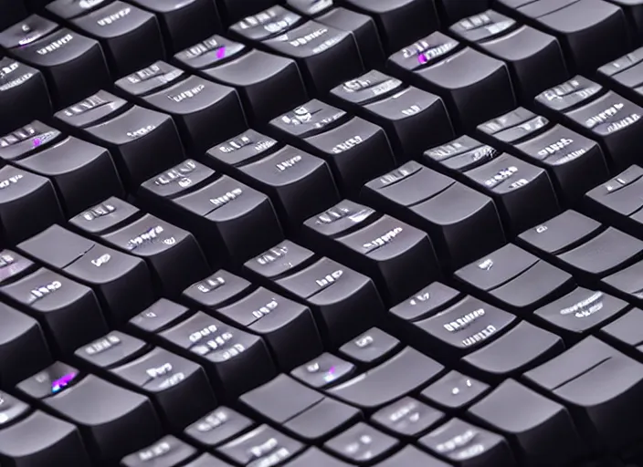 Prompt: photo still of a rack of keyboard synthesizers, 8 k, studio lighting, overhead light