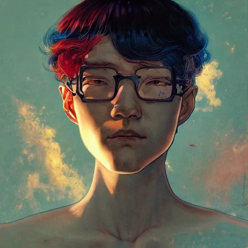 Image similar to prompt : citizen portrait soft light painted by james jean and katsuhiro otomo and erik jones, inspired by akira anime, smooth face feature, intricate oil painting, high detail illustration, sharp high detail, manga and anime 1 9 9 9