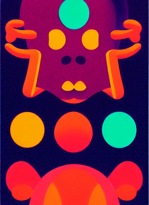 Image similar to devil by shusei nagaoka, kaws, david rudnick, pastell colours, cell shaded, 8 k