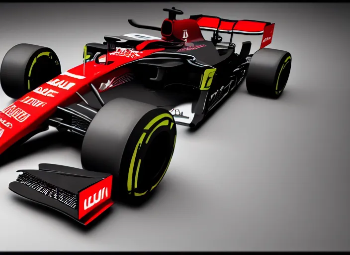 Image similar to 2 0 2 1 formula 1 audi car, 8 k, hdr, final render, blender, adobe photoshop