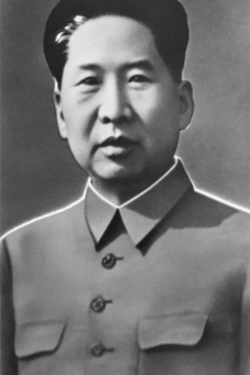 Prompt: skinny mao zedong