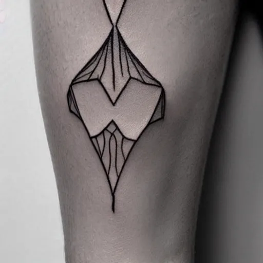 Image similar to minimalistic tattoo design