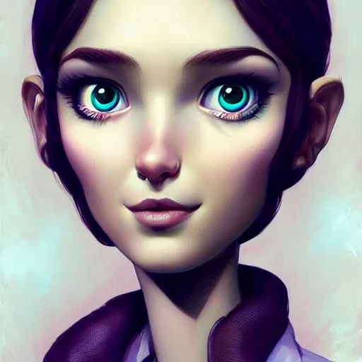 Prompt: Lofi portrait Pixar style by Stanley Artgerm and Joe Fenton and Tom Bagshaw