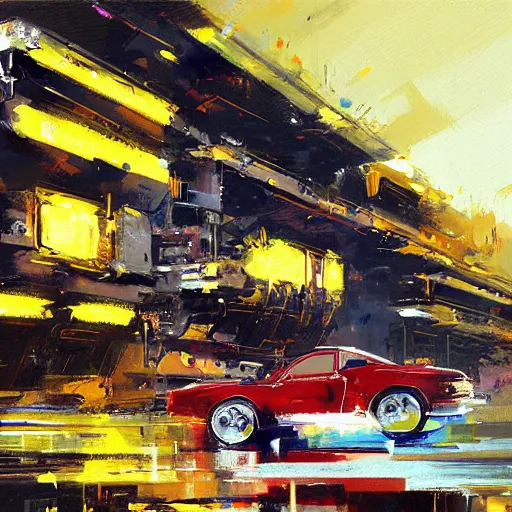 Prompt: painting in the style of john berkey w 8 3 2