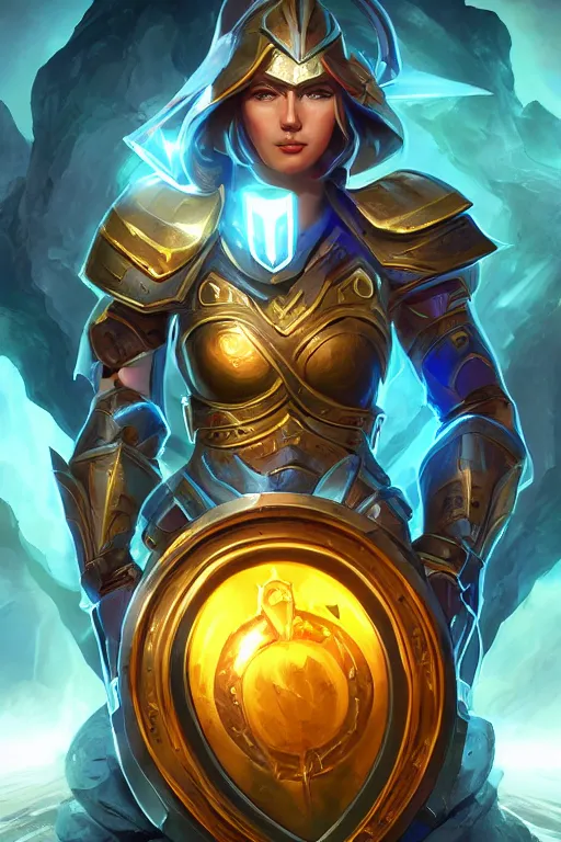 Image similar to shield fantasy epic legends game icon stylized digital illustration radiating a glowing aura global illumination ray tracing hdr fanart arstation by ian pesty and katarzyna da „ bek - chmiel