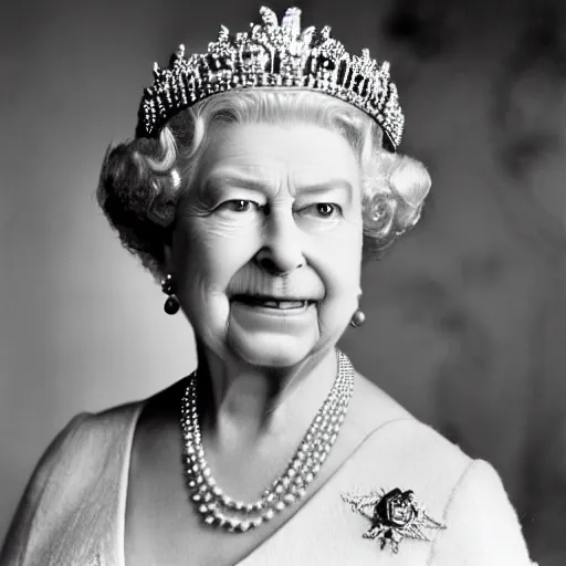 Prompt: queen elizabeth the second being the president of the united states