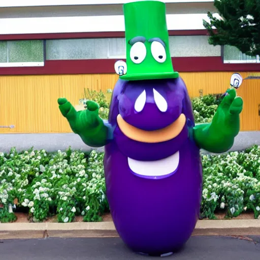 Mr. Planters Peanut man as an eggplant | Stable Diffusion | OpenArt