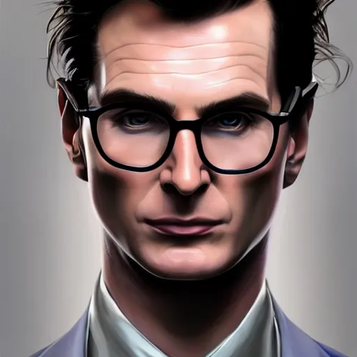 Prompt: epic portrait patrick bateman with glasses, beautiful, pretty face, glossy skin, fancy suit, digital painting, artstation, concept art, soft light, hdri, smooth, sharp focus, illustration, fantasy, intricate, elegant, highly detailed, D&D, matte painting, in the style of Greg Rutkowski and Alphonse Mucha and artemisia, 8k, highly detailed, jurgens, rutkowski, bouguereau, pastoral, rustic, georgic, detailed concept art, illustration, colorful pastel, painting, detail, ultra detailed, digital art, 4K,