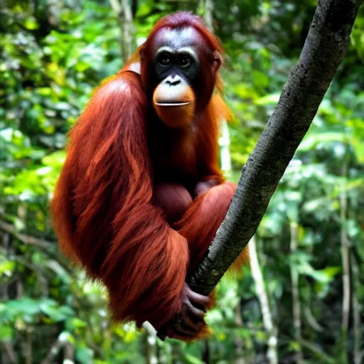 Prompt: orangutan