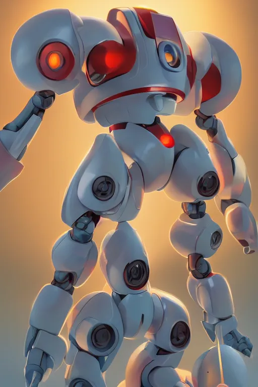 Image similar to metabots medabots medarotto medarot robot minimalist comics, behance hd by jesper ejsing, by rhads, makoto shinkai and lois van baarle, ilya kuvshinov, rossdraws global illumination ray tracing hdr radiating a glowing aura