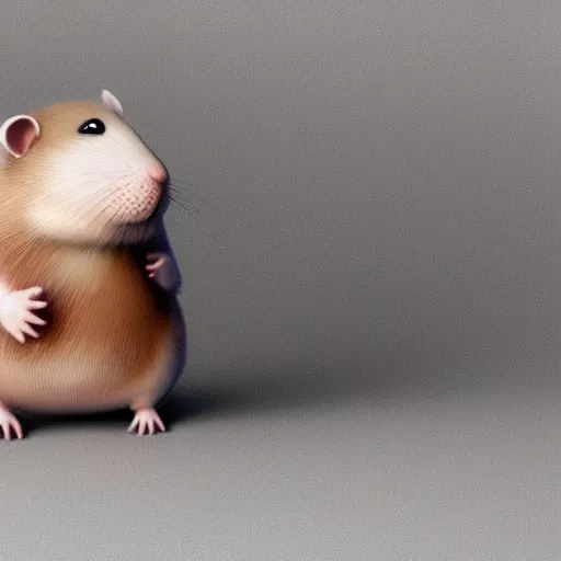 Image similar to fat belly hamster, octane render, high definition, detailed